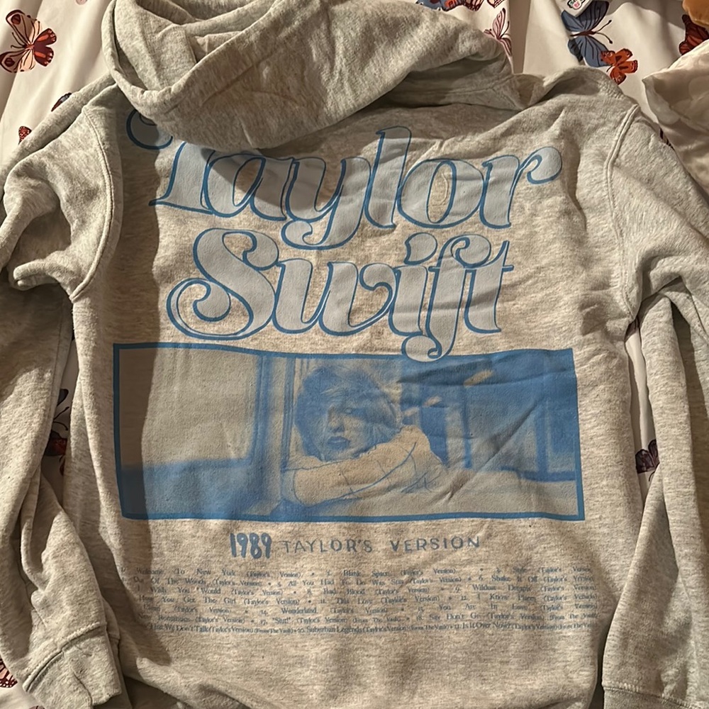 Taylor Swift Gray Hoodie